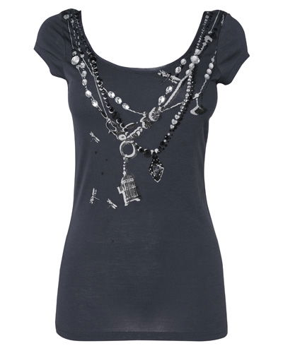 Schwarzes Shirt von Lipsy