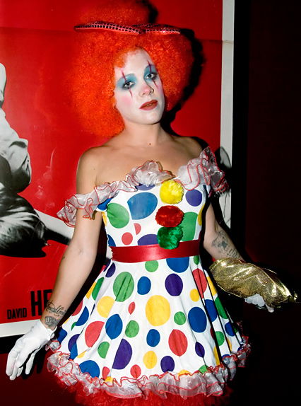 Pink als Clown