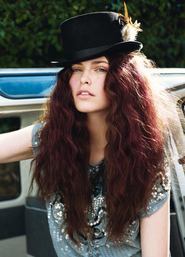 Coole rote Locken