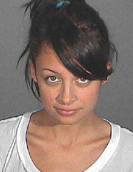 Polizeibild von Nicole Richie