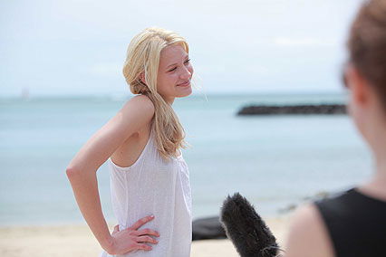 Mandy Bork: Werbedreh auf Hawaii
