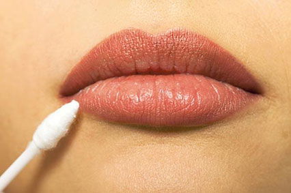 Lippenkonturen absoften