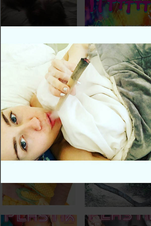 Die kiffende Miley Cyrus