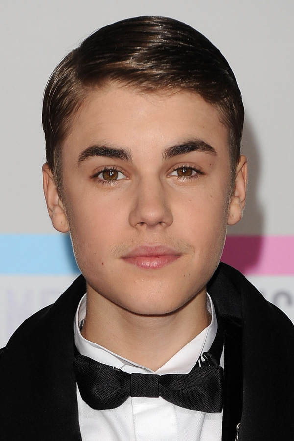 Justin Bieber mit Gel-Frisur - November 2011