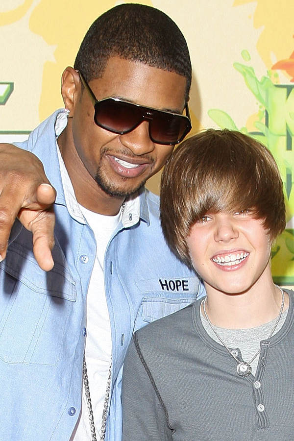 Justin Bieber mit 70ies-Frisur - März 2009