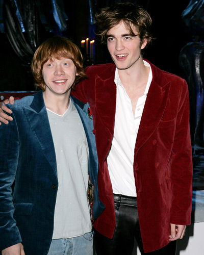 Robert Pattinson mit Rupert Grint