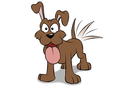 Neckischer Hunde-Spruch über Boys