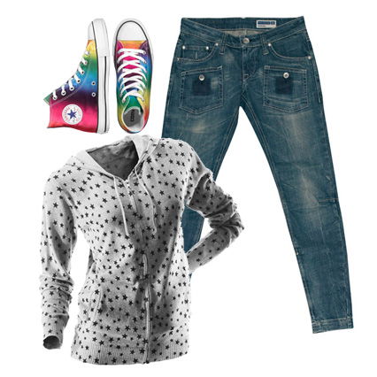 Outfitidee für Röhrenjeans