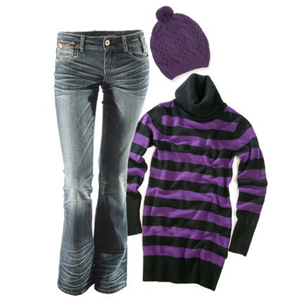 Outfit für "Bootcut" Denim