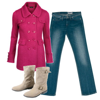 Outfit für gerade Jeans