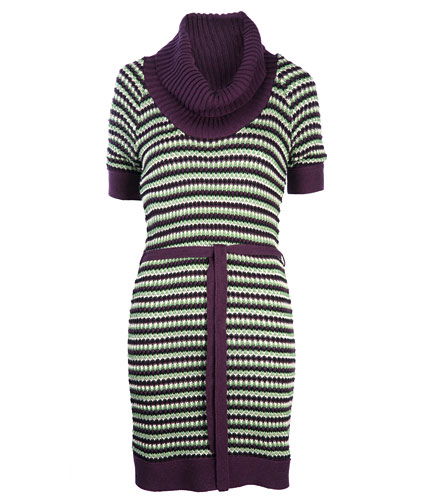 Gestreiftes Strickkleid von Mango