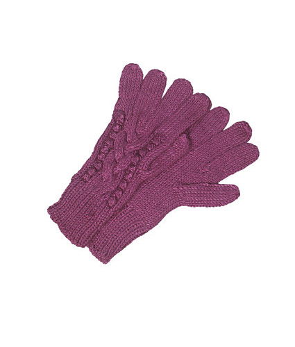 Süße Strickhandschuhe