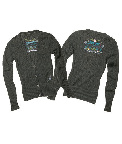 Dunkelgrauer Cardigan von Adelheid