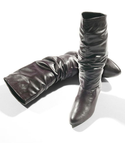 Schwarze Party-Stiefel von New Yorker