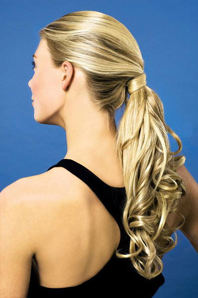 Extensions: Lockiger Pferdeschwanz