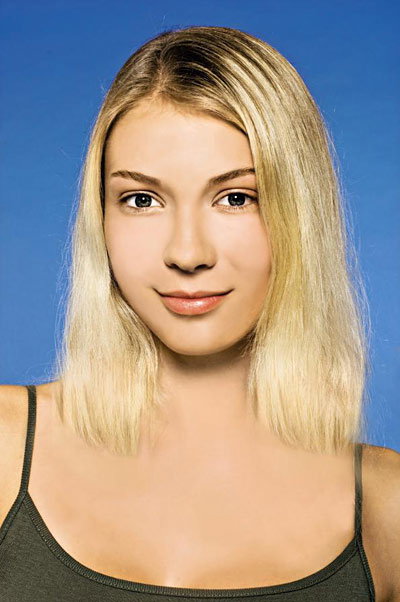 Extensions: Marie-Therese vorher