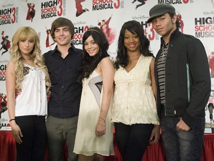 Vanessa mit den HSM-Stars