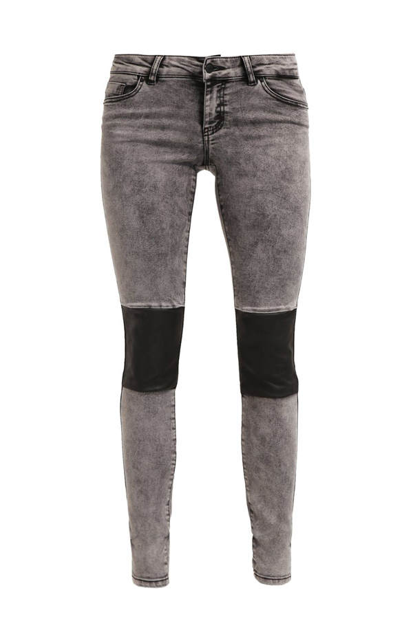 Skinny-Jeans mit Knie-Patches von Vero Moda