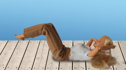Crunches für die Bauchmuskulatur
