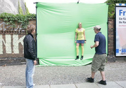 Lulu beim Fotoshooting