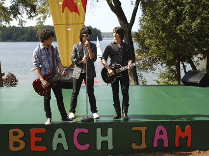 Die Jonas Brothers in Camp Rock
