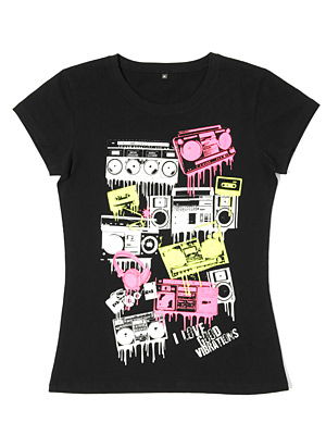Shirt mit Kassetten-Druck von New Yorker