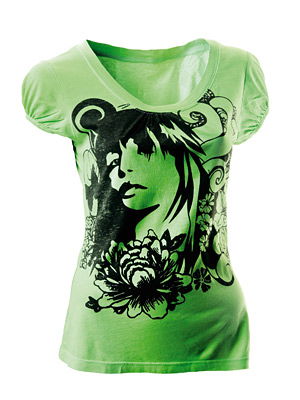 Shirt mit Hippie-Druck von New Yorker