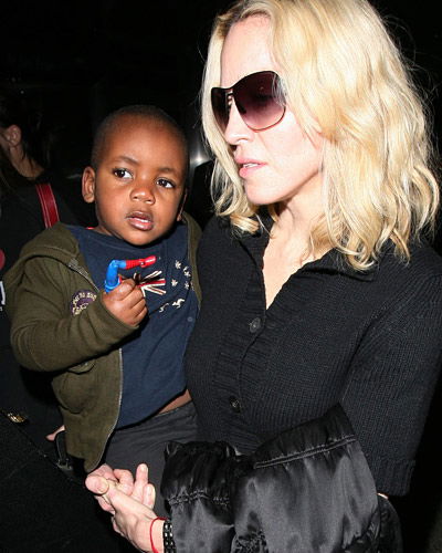 Madonna mit Adoptivkind David Banda