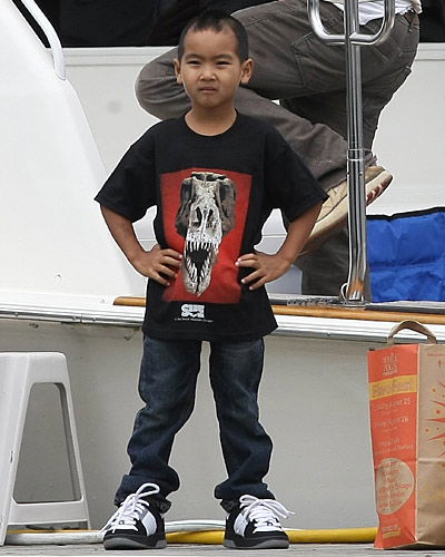 Maddox Jolie-Pitt mit coolem Outfit