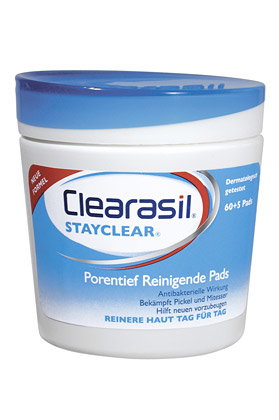 Reinigungs Pads von Clerasil Stayclear