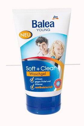 Soft + Clear Waschgel von Balea