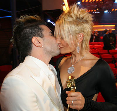 Sarah & Marc bei der Goldenen Kamera