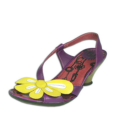 Blümchen-Sandale von Fly London