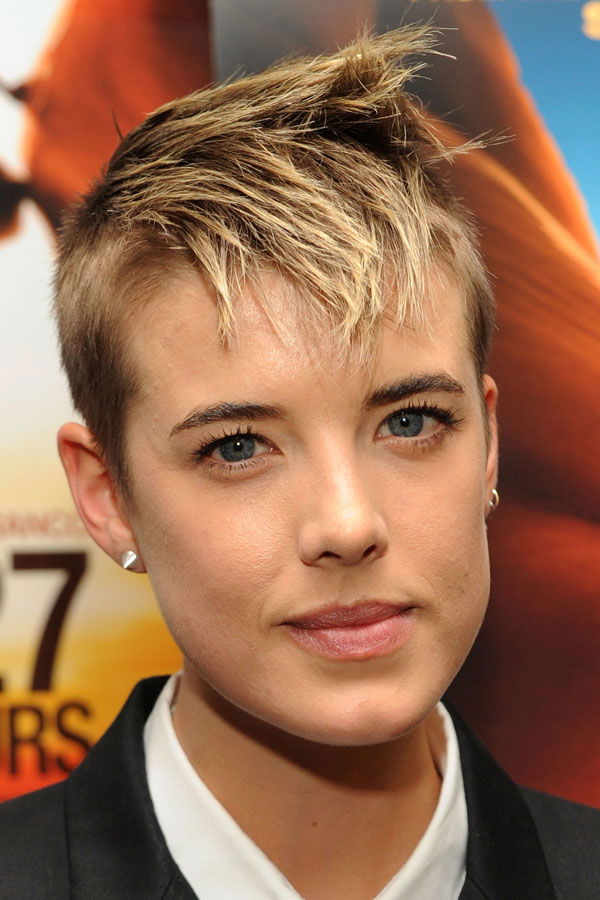 Agyness Deyn mit Pixie-Cut