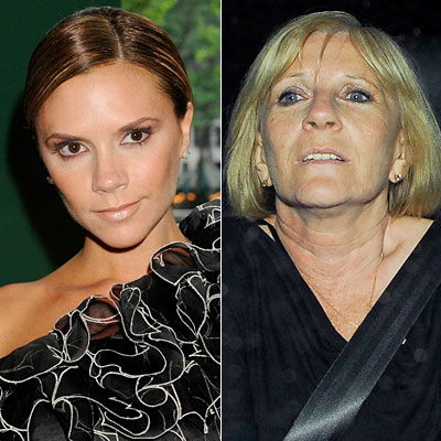 Victoria Beckham und Jackie Adams
