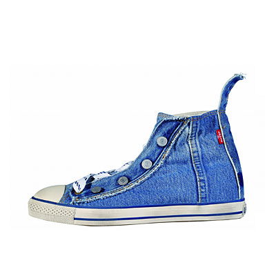 Levi's Chucks in Jeans