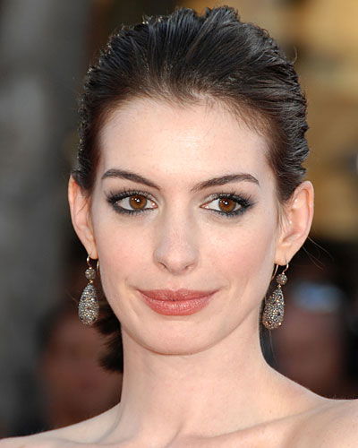 Anne Hathaway mit Smokey Eyes