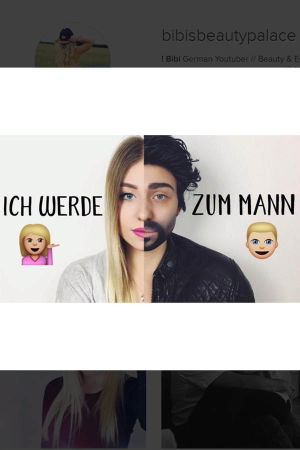 So sieht Bibi als Mann aus