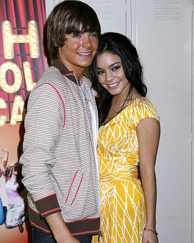 Zac Efron und Vanessa Hudgens als Paar im Jahr 2008