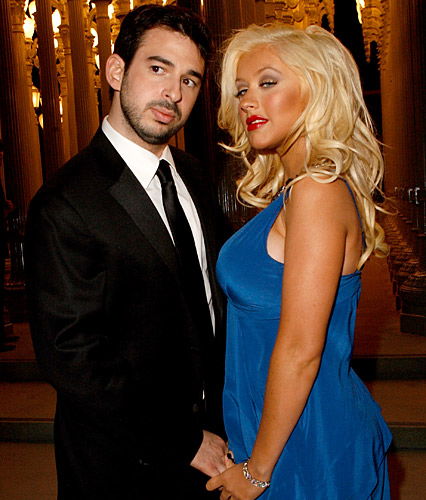 Christina Aguilera mit Ehemann
