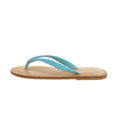 Flip Flops mit echter Ledersohle