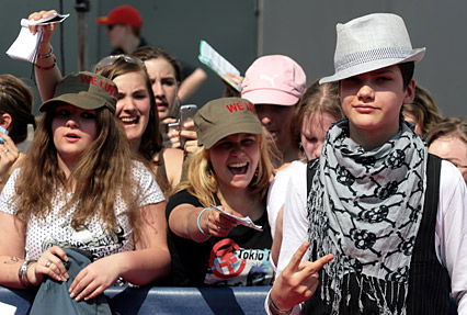 Jimi Blue mit seinen Fans