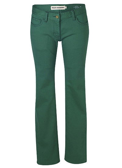 Grüne Jeans von French Connection
