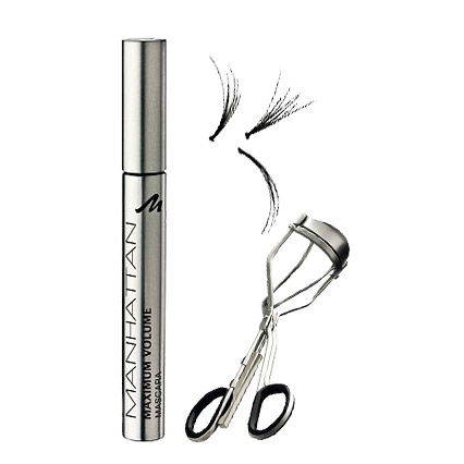 Wimpernzange, Volumen-Mascara und falsche Wimpern