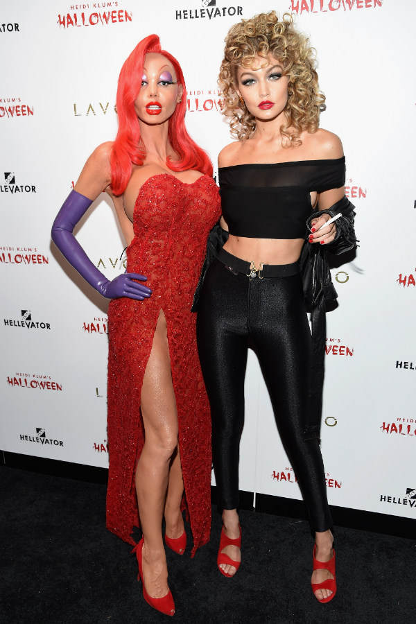 Heidi Klum und Gigi Hadid an Halloween 2015