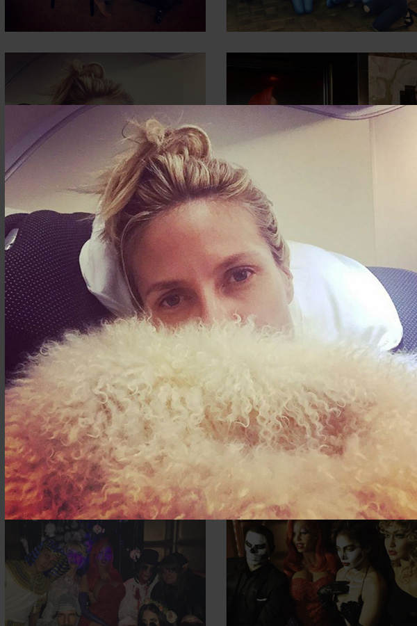 Heidi auf dem Weg zu den Castings