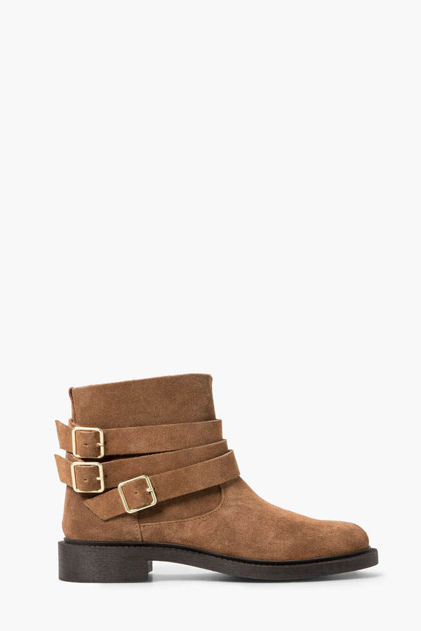 Stiefeletten mit Schnallen von Mango