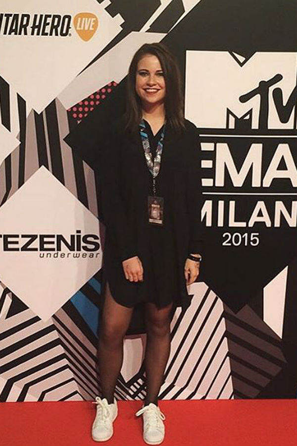 Melina Sophie bei den MTV EMAs 2015