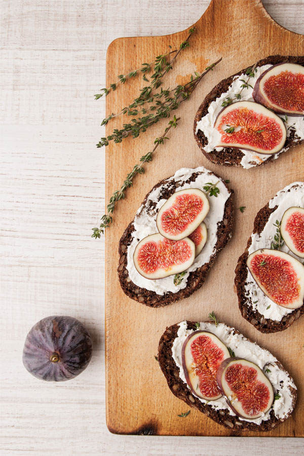 Leckeres Pausenbrot: Feige