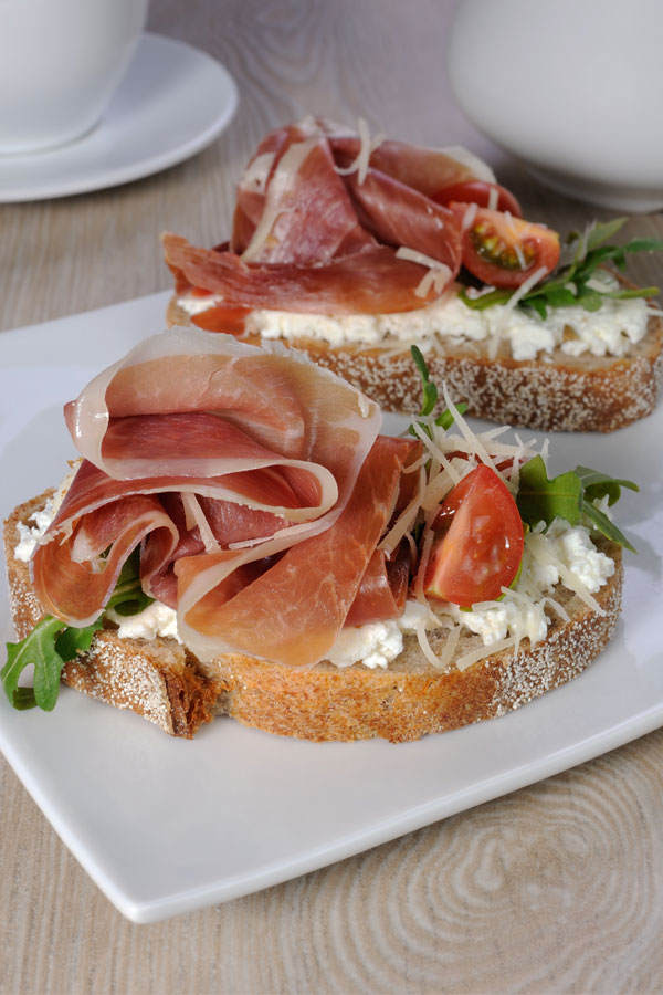 Geräucherter Schinken: Sandwich-Traum